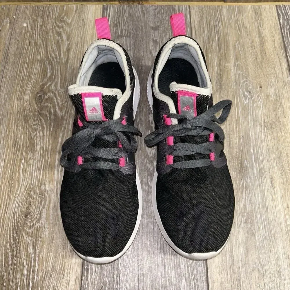 Adidas Fresh Bounce Women’s US Size 9.5 Sneaker Shoes W AQ7793 Black Grey Pink